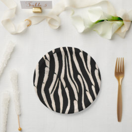 Prato De Papel Zebra: Placa de Papel