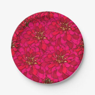 Prato De Papel Zinnia Flower
