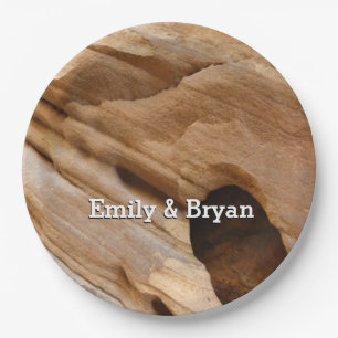 Prato De Papel Zion Canyon Wall I Abstrato Natureza Fotografia