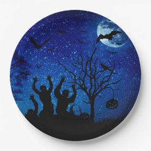 Prato De Papel Zombies 2 Papel personalizado Placas de 9"