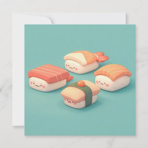 Prato de Variedade de Nigiri de Sushi de Argila