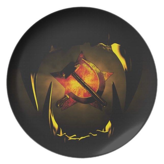 Prato Martelo e foice (Frente)