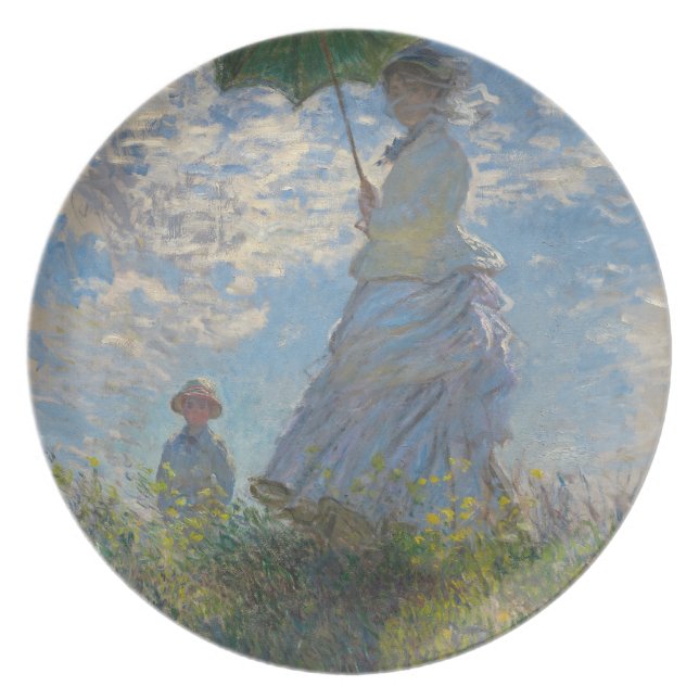 Prato Mulher com Parasol - Madame Monet e seu filho (Frente)