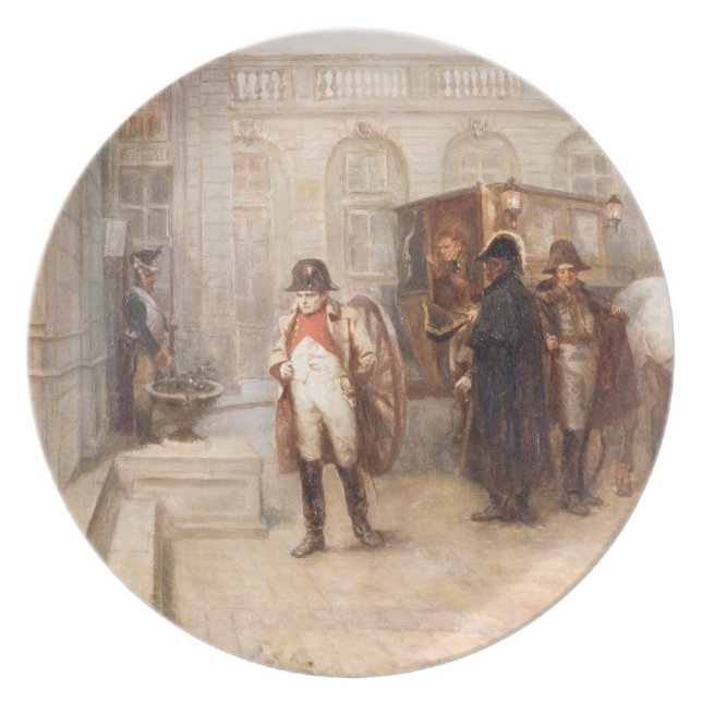 Prato Napoleon após Waterloo (óleo em canvas) (Frente)