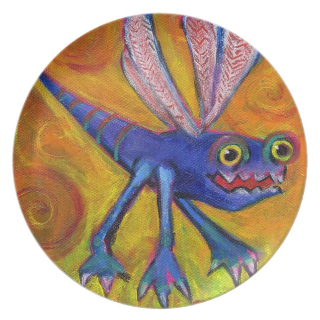 Prato Placa do inseto do monstro (Frente)