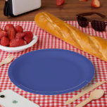Pratos Azuis para Festa Pratos de Papel Navy Elega<br><div class="desc">Pratos de festa azuis elegantes projetados para elevar aniversários,  baby showers e celebrações com elegância moderna</div>