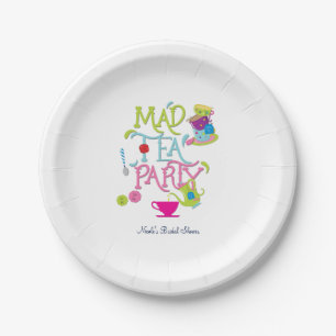 Pratos de Aniversário Mad Tea Party Wonderland