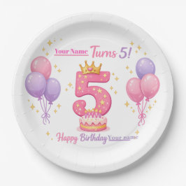 Pratos de Aniversário Personalizados para Crianças