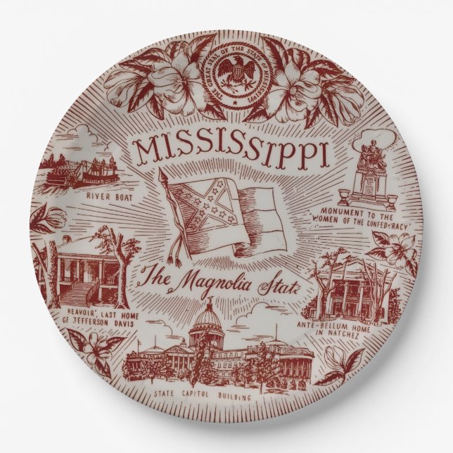 Pratos de festa do Mississippi (Frente)