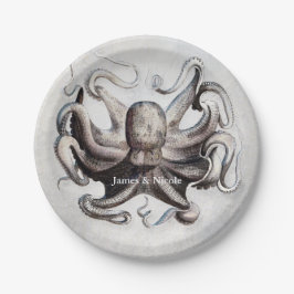 Pratos de Festa Personalizados Elegantes de Praia 