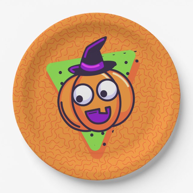 Pratos de Halloween de Abóbora Espetaculares - Lar (Frente)