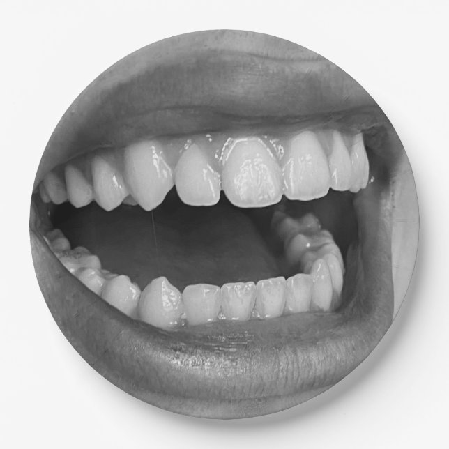 Pratos de papel Big Mouth  (Frente)
