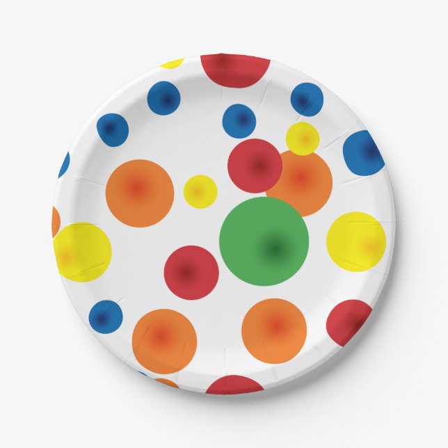 Pratos de Papel Bola Saltitante (Frente)