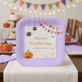 Pratos de Papel Coloridos Divertidos de Aniversári