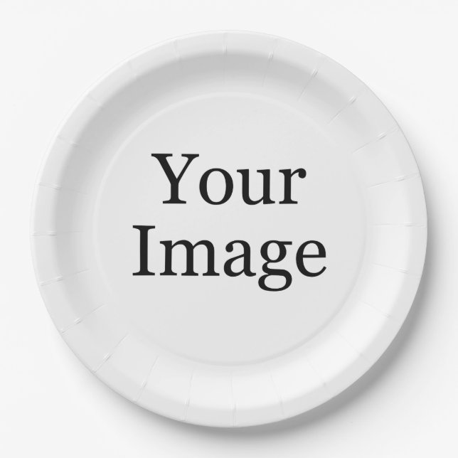 Pratos de Papel com Foto Personalizada (Frente)