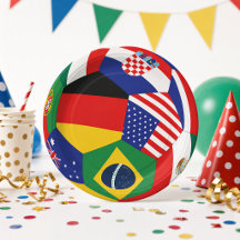 Pratos de Papel Copa do Mundo 2026 9 Polegadas | I
