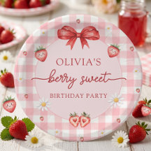 Pratos de papel de aniversário da menina doce Bow