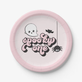 Pratos de papel de aniversário de 1º de Halloween 