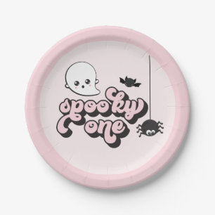 Pratos de papel de aniversário de 1º de Halloween