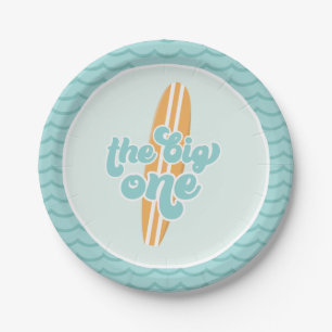 Pratos de Papel de Aniversário de 1 Ano The Big On