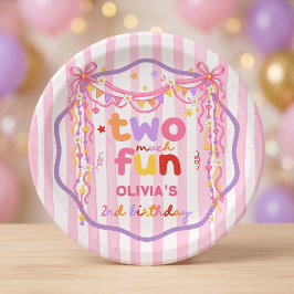 Pratos de papel de aniversário de menina muito div