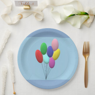 Pratos de Papel de Aniversário (menino)