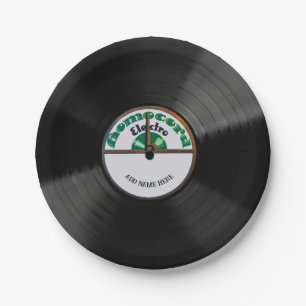 Pratos de Papel de Design de Vinil 78 Personalizad