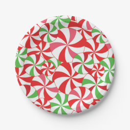 Pratos de Papel de Festas com Impressão de Bastão