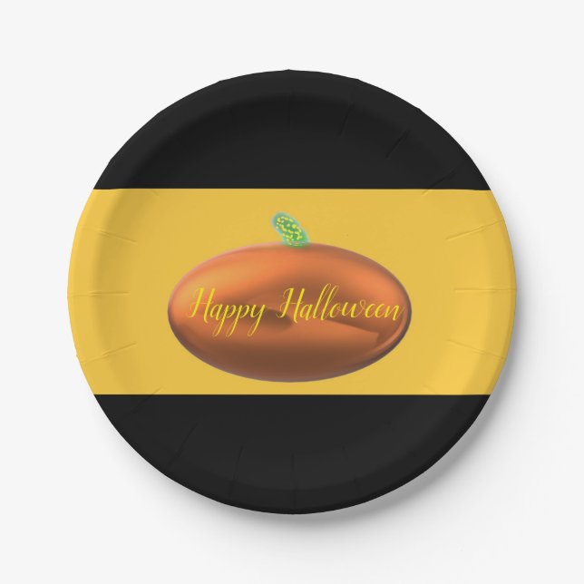 Pratos de Papel de Halloween (Frente)
