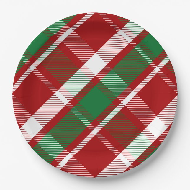 Pratos de Papel de Natal (Frente)