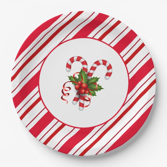 Pratos de Papel de Natal (Frente)