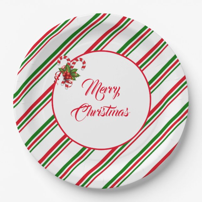 Pratos de Papel de Natal (Frente)