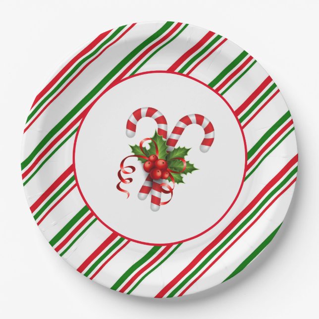 Pratos de Papel de Natal (Frente)