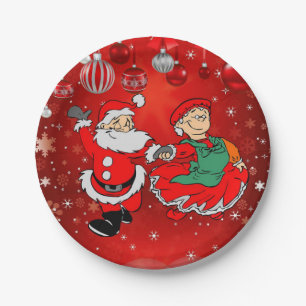 Pratos de Papel de Natal, Papai Noel