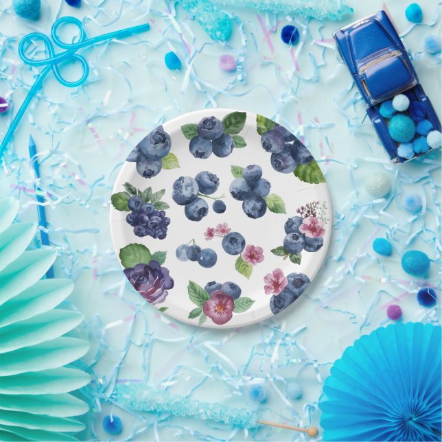 Pratos de Papel Doce de Frutas Vermelhas Personali (Festa)