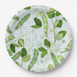 Pratos de Papel Ervilhas Verdes