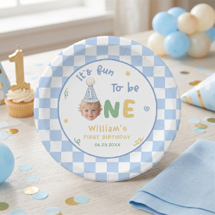 Pratos de papel para 1º aniversário de menino dive