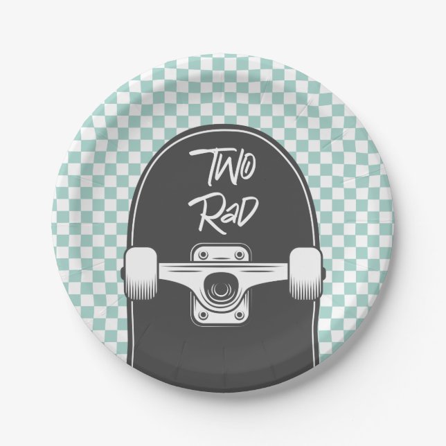 Pratos de papel para 2º aniversário radical de ska (Frente)