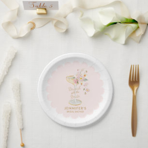Pratos de papel para chá de noiva Brunch com a Noi