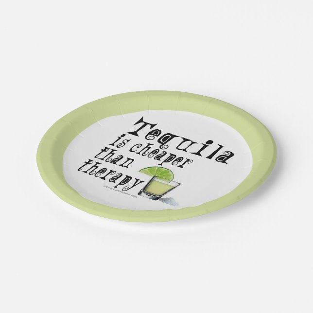 PRATOS DE PAPEL PARA COQUETÉIS - TERAPIA DE TEQUIL (Inclinado)