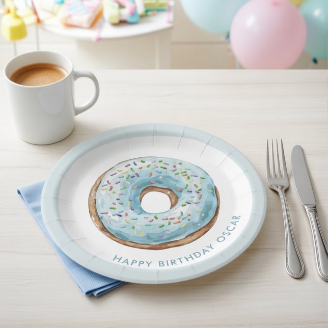 Pratos de Papel para Festa de Aniversário com Donu (Criador carregado)