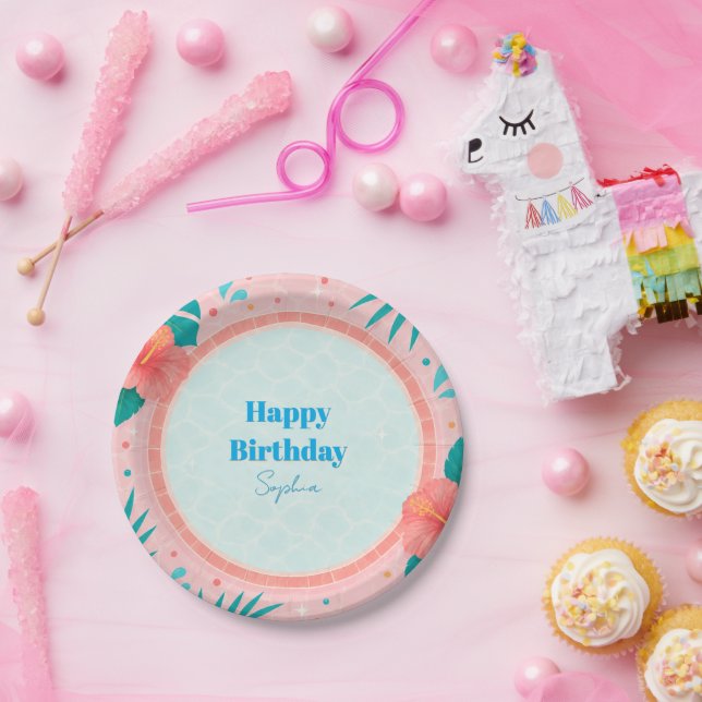 Pratos de papel para festa de aniversário com tema (Festa)