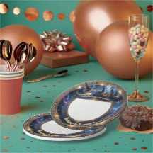 Pratos de Papel para Festa de Aniversário de Magos