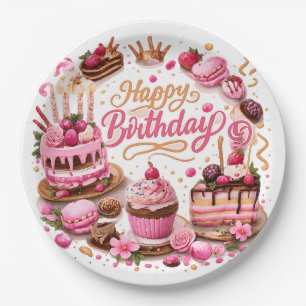 Pratos de Papel para Festa de Aniversário de Sobre