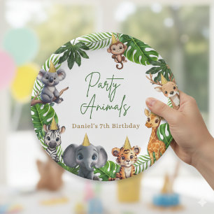 Pratos de papel para festa de aniversário infantil