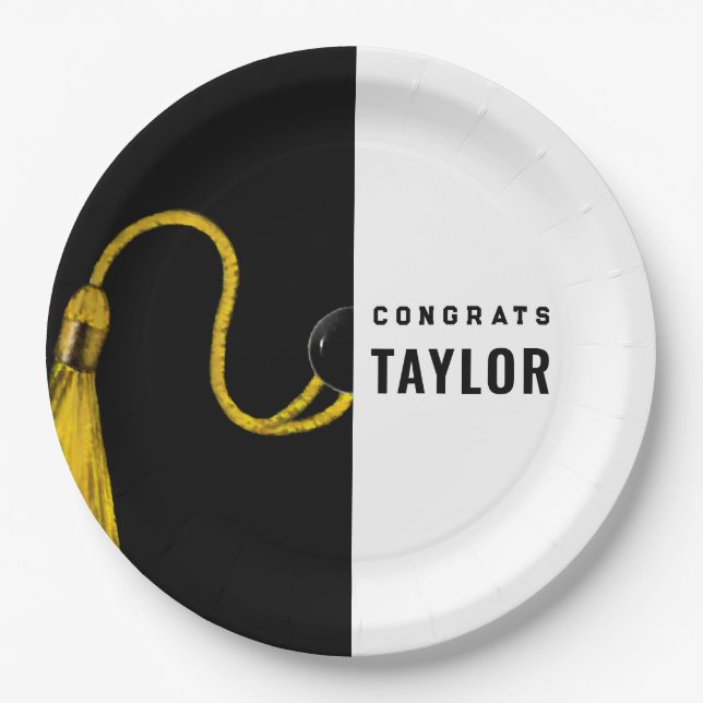 Pratos de Papel para Festa de Formatura (Frente)