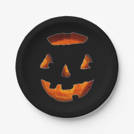 Pratos de papel para festa de Halloween