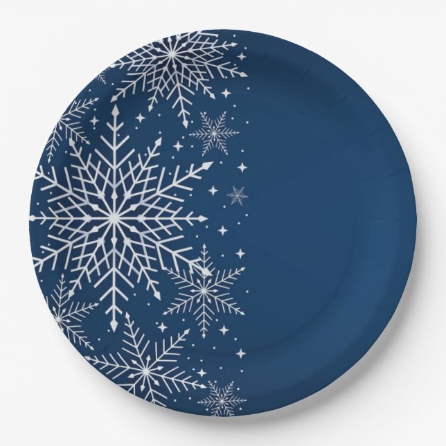 Pratos de Papel para o Feriado de Natal (Frente)