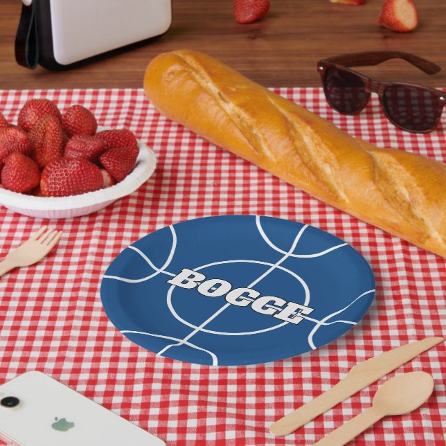 Pratos de papel personalizados para festa de Jogo  (Piquenique)