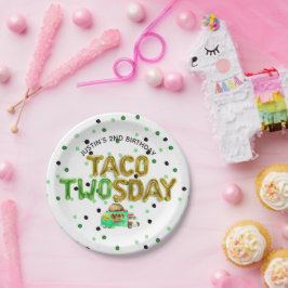 Pratos de Papel Personalizados | Taco TWOsday